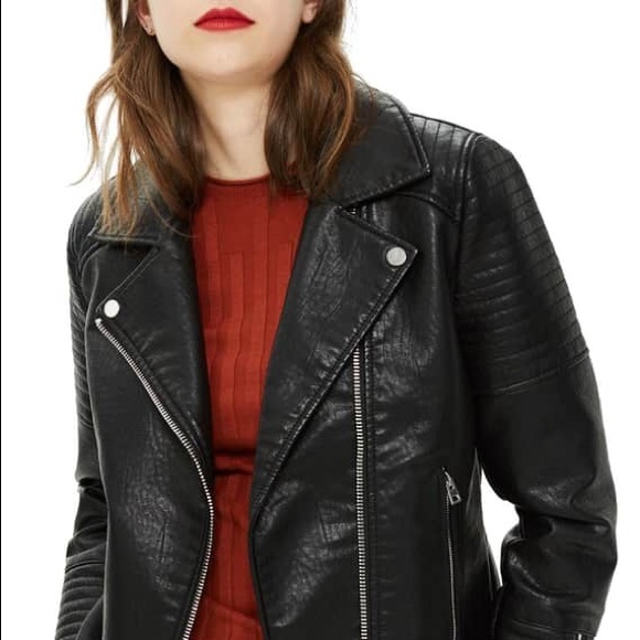 🔥NWT TOPSHOP ON-TREND MOTO JACKET!🏍 - Picture 3 of 8